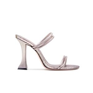 Schutz Silver Sandals